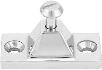 Allecto - Marine Boot Dek Scharnier - Hardware - Spiegelgepolijst - 50x22mm - Scharnierhouder - Geschikt voor Botens en Jachten - Accessoire