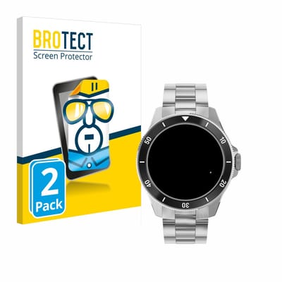 BROTECT - Screenprotector voor Withings ScanWatch Nova (42 mm) - Folie Beschermfolie transparant 2 Stuks