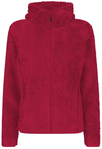Rock Experience Oldy Fleece Met Kap Rood L Vrouw