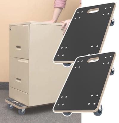 Transportroller met Rem en Antislipmat - 200 kg Capaciteit - Geschikt voor Meubels en Vrachtwagens