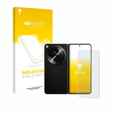 upscreen - Screenprotector voor OnePlus Open (case-friendly) - Folie Beschermfolie anti glare matte