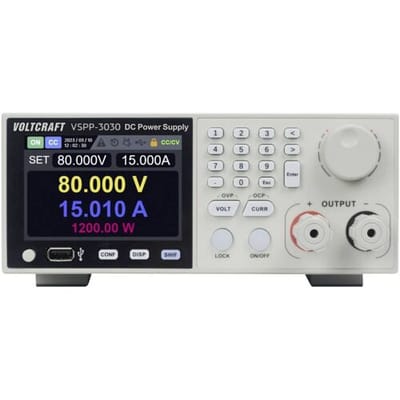 VOLTCRAFT VSPP-3030 19 labvoeding, regelbaar 0 - 300 V/DC 0 - 15 A 3000 W USB, RS485, LAN Programmeerbaar, Op afstand bedienbaar Aantal uitgangen: 1 x