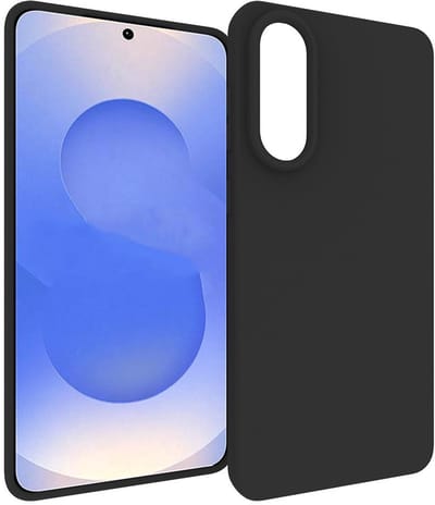 Soft Backcover Hoesje Geschikt voor: Samsung Galaxy S25 Edge Silicone Zwart - ZT Accessoires