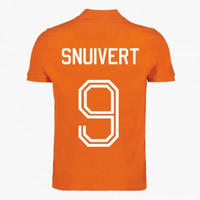 Oranje WK-EK Polo Shirt – Snuivert XS