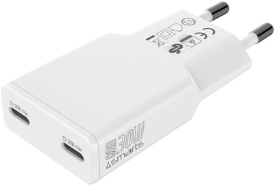 4smarts 541743 oplader voor mobiele apparatuur Universeel Wit AC Snel opladen Binnen