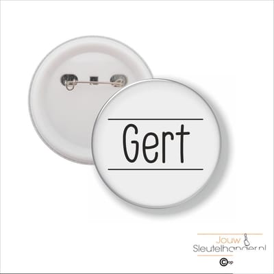 Button Met Speld 58 MM - Gert