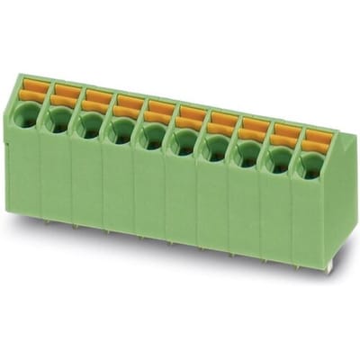 Phoenix Contact 1752117 Veerkrachtklemblok 1.00 mm² Aantal polen 3 Groen 100 stuk(s)