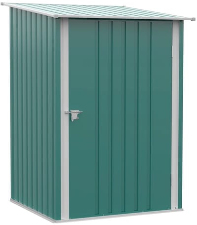 Tuinschuur - 100x103x160 cm - Tuinhuisje met Afsluitbare Deur - Gereedschapsschuur - Opslagruimte Tuin - Tuingereedschap Bewaren - Buitenschuren - Tuinberging - Fietsenberging - Tuinhuis - Groen