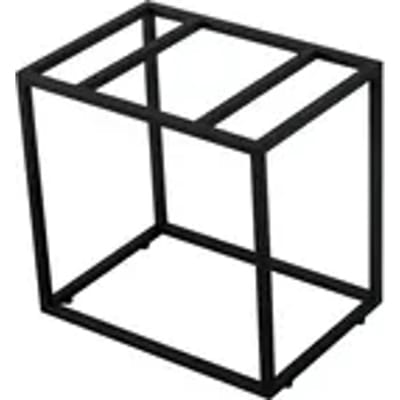 Aquazuro Metalen Frame Napoli - Zwart - Rvs - 40cm