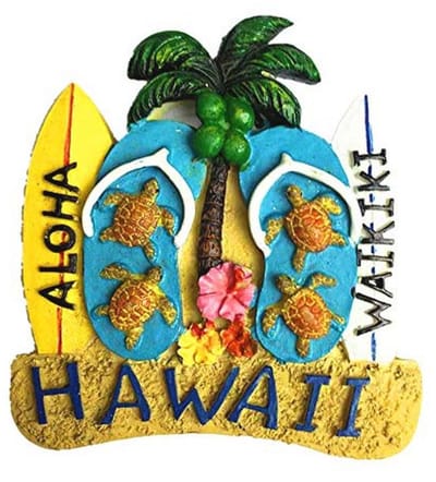 3D Souvenir Koelkastmagneten van Hawaii - Reisdecoratie en Keukenaccessoires