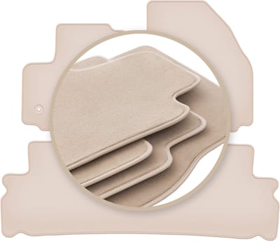 PREMIUM beige matten voor: Ford S-MAX MK1 minivan 2012-2015