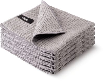 Fibb - 5-Pack - Microvezeldoekjes - Vaatdoekjes - Schoonmaakdoeken - Barista - 34x34cm
