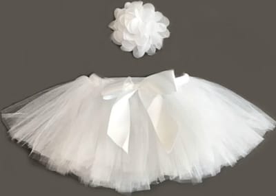 Tutu set - Wit baby 6-12 maanden
