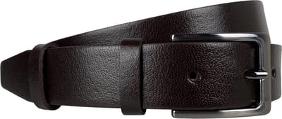 Riem - Donkerbruin - Leer - 3.5 cm Breed - Riem Heren - Bruin - Riem Dames - Totale lengte Riem 110 cm - Taille maat 90 cm