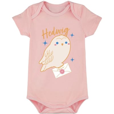 Harry Potter Body voor babys - Hedwig - voor Kinderen - lichtroze