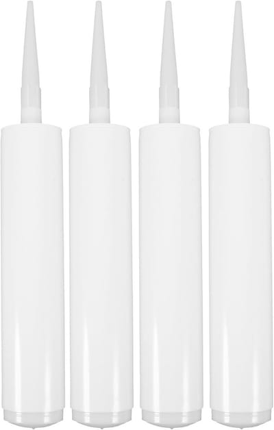 Navulbare Kitspuiten voor Voegen en Scheuren, 4 Stuks, 300 ml