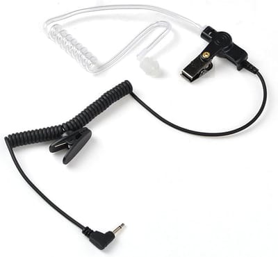 DerComms® Listen Only Oortje FBI Style - 3.5mm