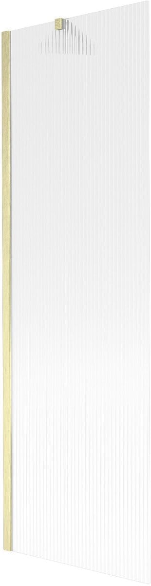 Mexen Next badwand 1-deurs 60 x 150 , strepen, goud geborsteld - 895-060-000-00-09-55