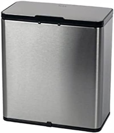 Voedselafval Compost Recycler Caddy Easy Hang met hefdeksel roestvrij staal 7 liter 518721