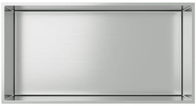 ALONI inbouwnis – 30x60x7 cm – geborsteld chroom