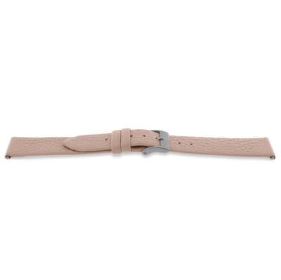 Horlogeband D764 Nude roze Leder 14x12mm