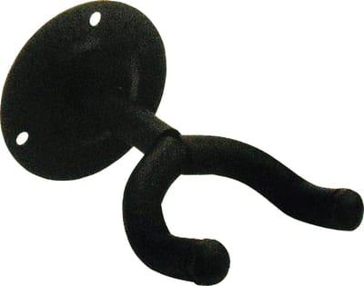 NJS Korte gitaarhanger muurbeugel voor gitaren, ukeleles en mandolines - incl schroeven en pluggen