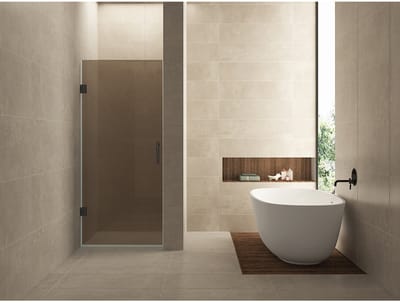 Wiesbaden Less Nisdeur - 900x2000x8mm - Nano Vintage Brons Glas - Gunmetal