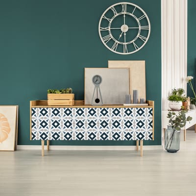 Meubeldecoratiestickers - Zelfklevende stickers voor keuken en woonkamer - 60 Mirendina meubeltegelstickers - 60 stickers 20x20cm
