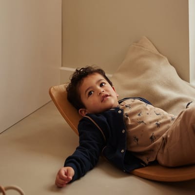 Dirkje Jongens 2 Pack T-shirt - Taupe + Navy