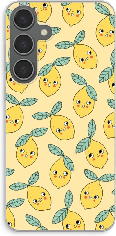 Case Company® - Hoesje geschikt voor Samsung Galaxy S24 Plus hoesje - Citroenen - Soft Cover Telefoonhoesje - Bescherming aan alle Kanten en Schermrand