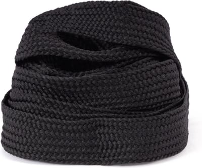 GBG Sneaker Veters 2CM Wijd 120CM - Zwart - Black - Schoenveters - Laces - o.a. geschikt voor Adidas Campus 00s