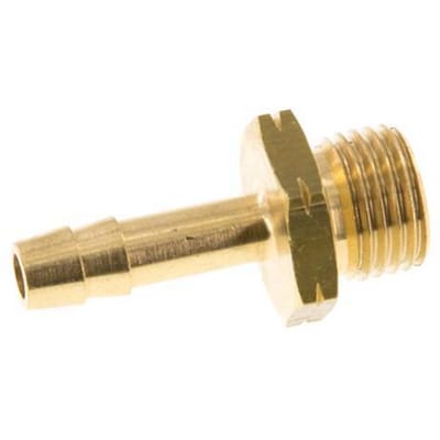 6 mm & G1/4'' LH Messing Slangpilaar Buitendraad [2 Stuks]
