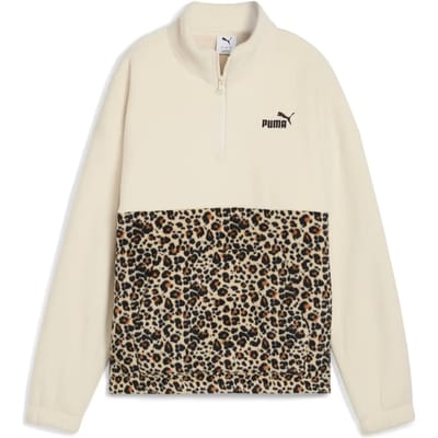 PUMA ESS GRAPHIC Animal Relaxed Half-Zip Crew Dames Trui - Alpine Snow