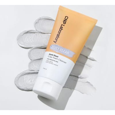 CNP Laboratory Anti-Dust Clay Foam Cleanser 150ml + WILLEKEURIG CADEAU beige
