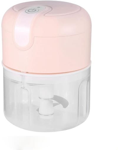 Blender - Blender to go - Foodprocessor - Mini Blender - 250ml - Oplaadbare - Geschikt voor babyvoeding - groenten in smoothies - chili - groenten - noten - fruit in vlees - roze