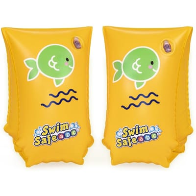 Bestway Kinder zwembandjes / zwemvleugels - Swimsafe - 3-6 jaar - 25 x 15 cm - pvc - zwembad - zwemmen