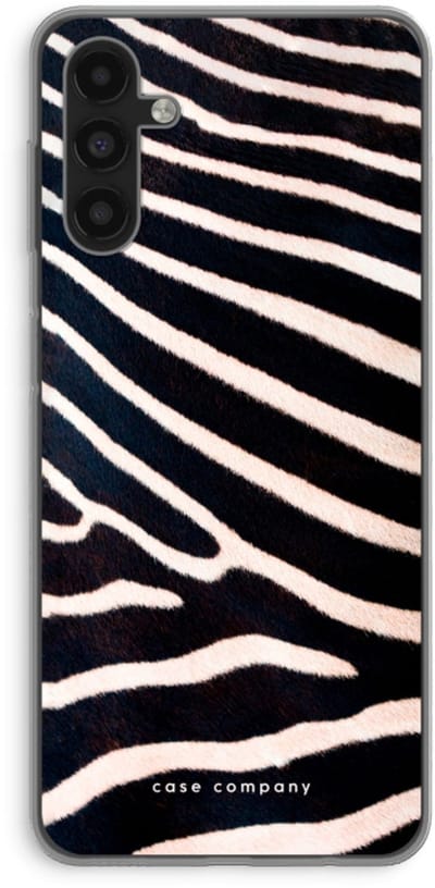 Case Company® - Hoesje geschikt voor Samsung Galaxy A13 5G hoesje - Zebra - Soft Cover Telefoonhoesje - Bescherming aan alle Kanten en Schermrand