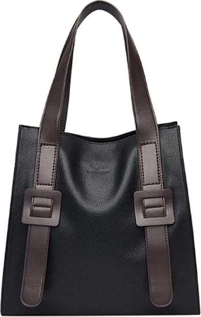 N3 Collecties Luxe lederen designer casual schoudertassen met handgreep voor dames