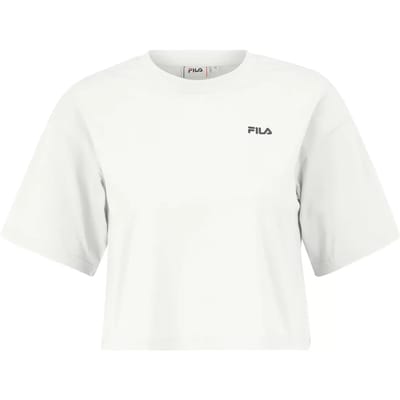 Fila Damen T-Shirt Locri Loose Cropped Tee FAW1056 Bright White-XS