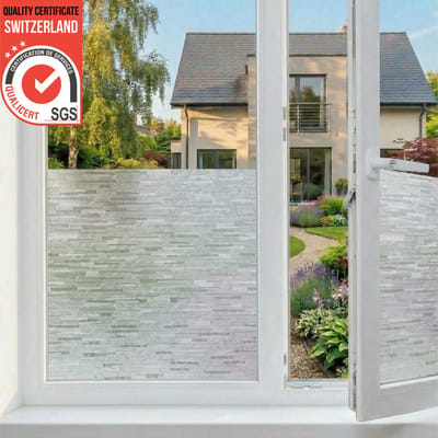 Homewell® Raamfolie HR++(+) 60x200 - Isolerend & Zonwerend - Anti inkijk - Statisch - Stof