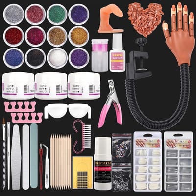 Oefenhand Voor Nagels - Acryl nagel oefenhand - Flexibel professioneel model - Verstelbare nep-hand voor doe-het-zelf manicure