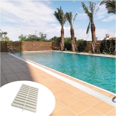 Afvoerzeefjes Set - Drainage Roosters - Effectieve Drainage - UV Bestendig PVC - 4 Stuks 18 cm - Wit