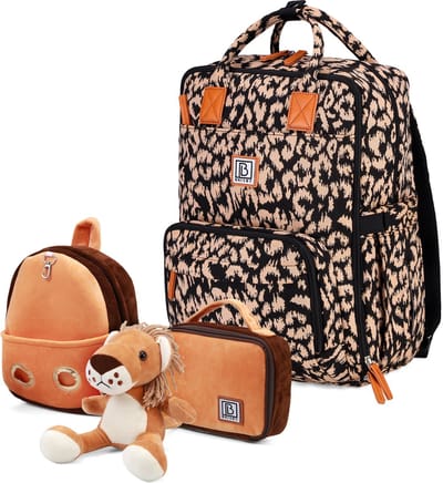 Brisby Luiertas Original - LEO - Kinderrugzak - 1.5L kinderlunchtas Leeuw