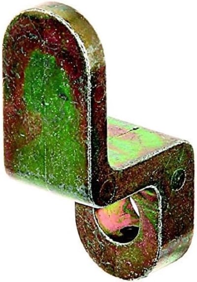 Stop voor raamluikhouder - Raambeslag Luikstop - Luiken Open Houden - Elektrolytisch Verzinkt - 29x20x29 mm - Zilver