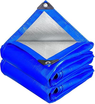 Tentzeil - Afdekzeil Tuinzeil - Bescherming Buiten - Scheurvast Dubbelzijdig Gecoat - 200x370 cm - Marineblauw