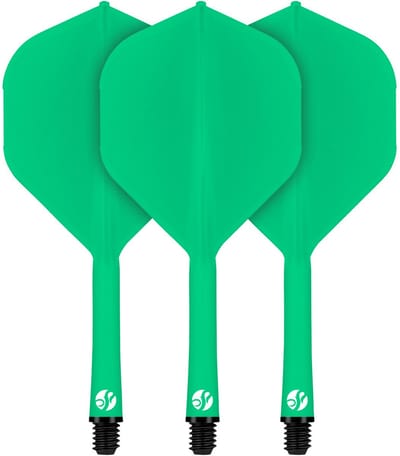 Shot Flight Deck System Green NO2 - Dart Flights