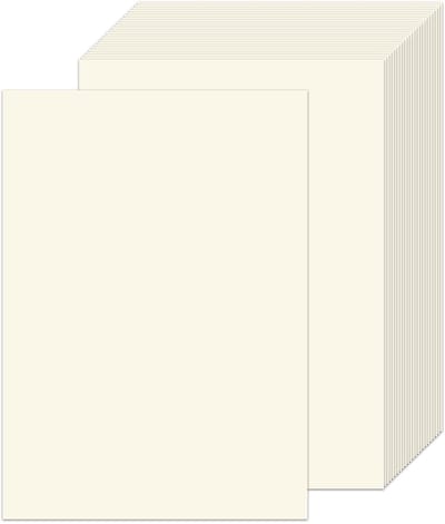 Dailygoods- Kopieerpapier A4 120 g/m² - Ivoorwit - 120 Vellen - Knutselen voor Kinderen - Hoogwaardig Karton - Geschikt voor Printers - Knutselpapier