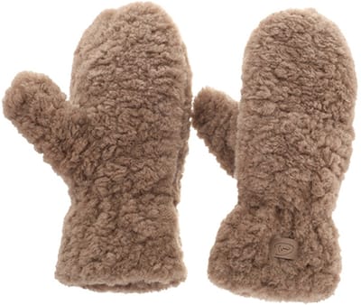 Teddy wanten taupe- winter wanten- dames wanten- herfst