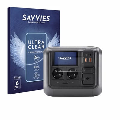Savvies - Screenprotector voor DJI Power 500 - Folie Beschermfolie transparant 6 Stuks