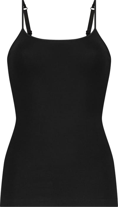 Ten Cate Basics spaghetti top zwart voor Dames | Maat S